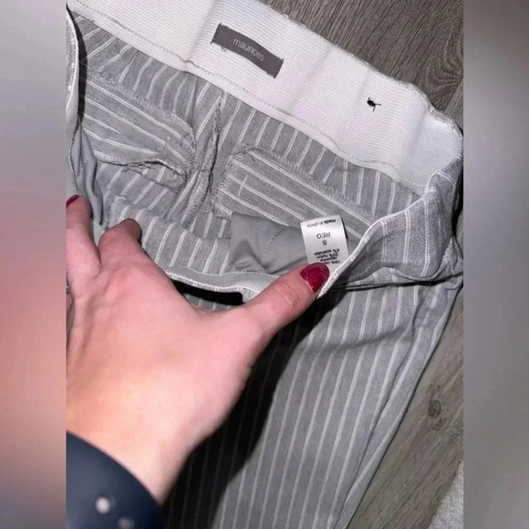 🔴Bengaline Stripe Skinny Ankle Dress Pant - Picture 4 of 6